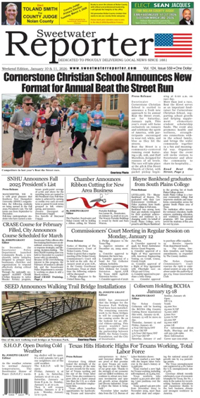 Cover of Sweetwater Reporter