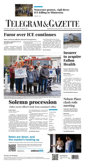 Cover of Telegram & Gazette