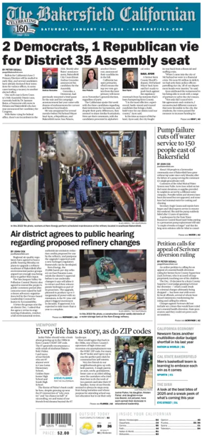 Cover of The Bakersfield Californian