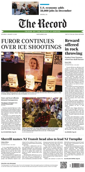 Cover of The Bergen Record