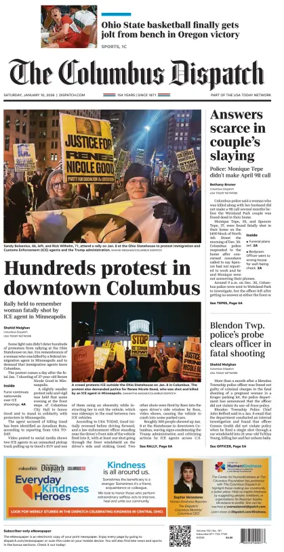 Cover of The Columbus Dispatch