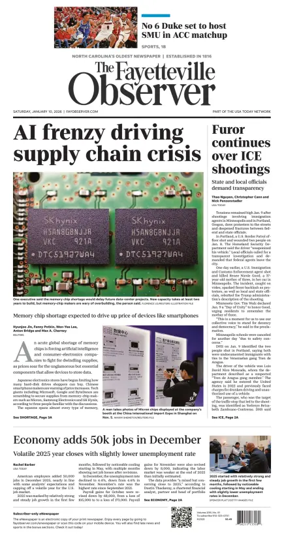 Cover of The Fayetteville Observer