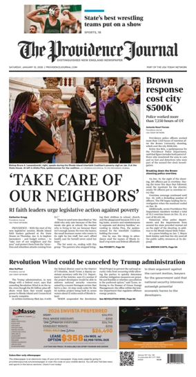 Cover of The Providence Journal