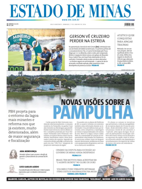 Cover of Estado de Minas (Brazil)
