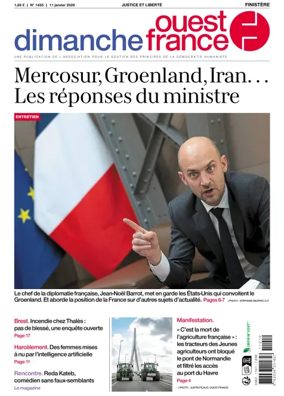 Cover of Dimanche Ouest France (Finistere)