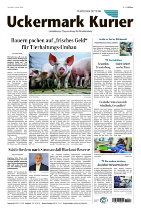 Cover of Templiner Zeitung