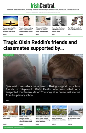 Cover of Irish Central