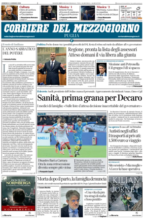 Cover of Corriere del Mezzogiorno (Puglia)