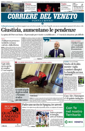 Cover of Corriere del Veneto (Padova e Rovigo)