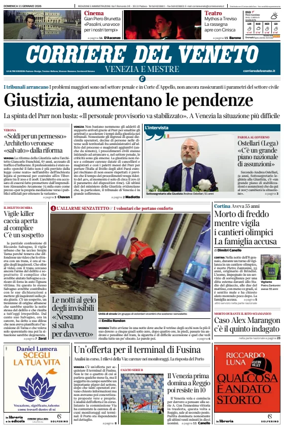 Cover of Corriere del Veneto (Venezia e Mestre)