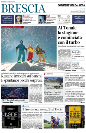 Cover of Corriere della Sera (Brescia)