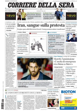 Cover of Corriere della Sera