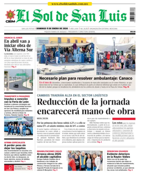 Cover of El Sol de San Luis Potosi