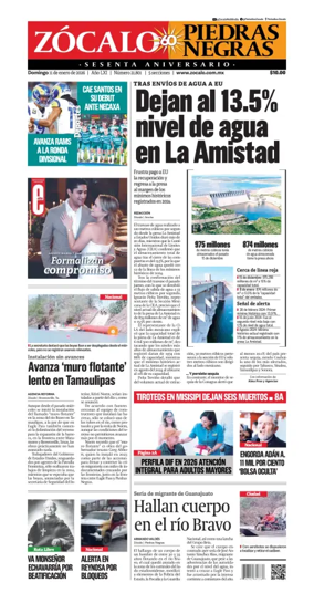 Cover of Zócalo Piedras Negras