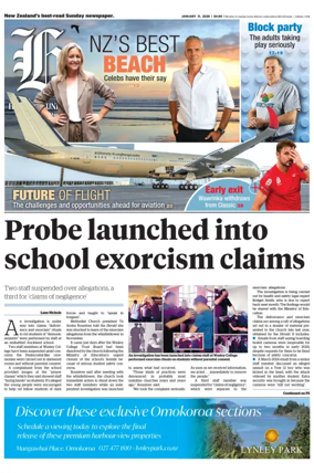 Cover of Herald on Sunday