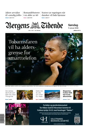 Cover of Bergens Tidende