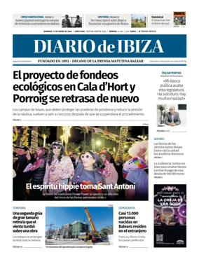Cover of Diario de Ibiza