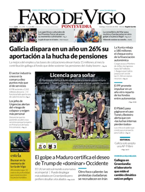 Cover of Faro de Vigo (Pontevedra)