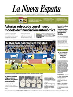 Cover of La Nueva Espana (Occidente)