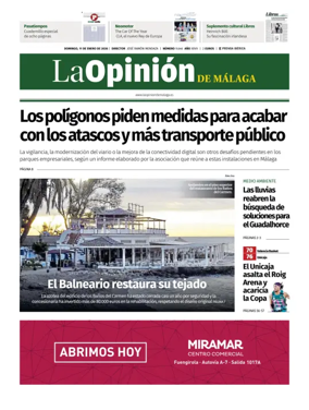 Cover of La Opinion de Malaga