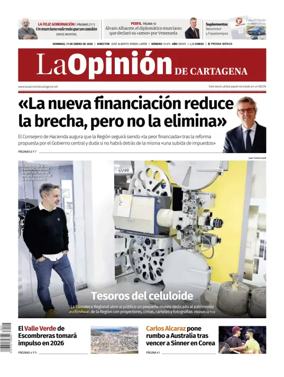 Cover of La Opinion de Murcia (Cartagena)