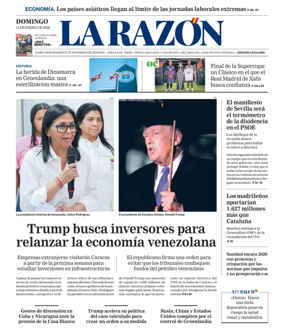 Cover of La Razon (Cataluna)