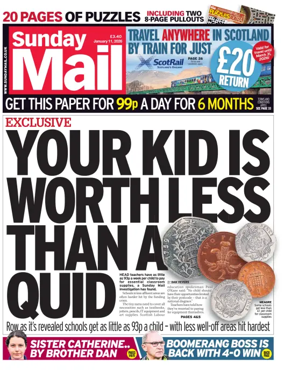Cover of Sunday Mail (UK)