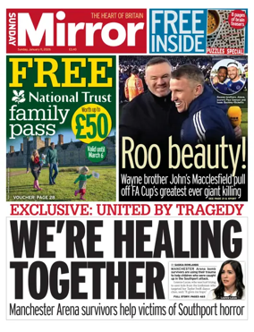 Cover of Sunday Mirror