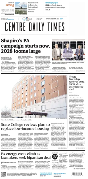 Cover of Centre Daily Times (Sunday)