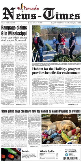 Cover of El Dorado News-Times (VCID - Camden News)