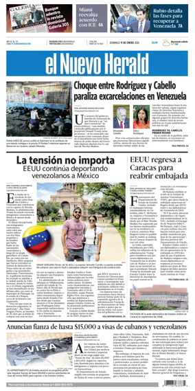 Cover of El Nuevo Herald (Sunday)