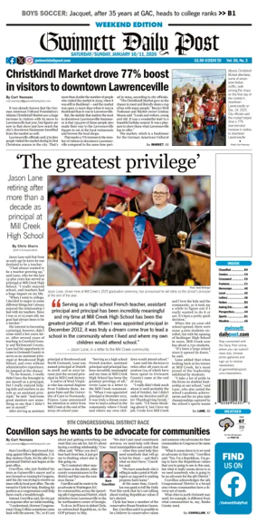 Cover of Gwinnett Daily Post