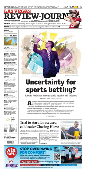 Cover of Las Vegas Review-Journal (Sunday)