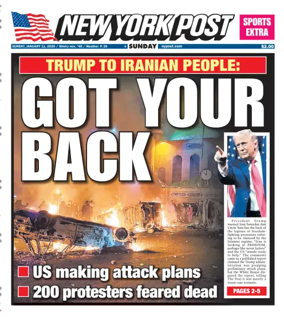 Cover of New York Post