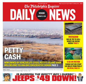 Cover of Philadelphia Daily News