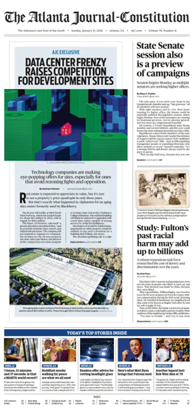 Cover of The Atlanta Journal-Constitution