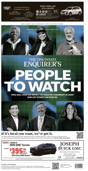 Cover of The Cincinnati Enquirer