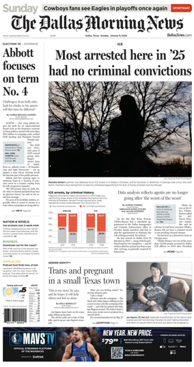 Cover of The Dallas Morning News