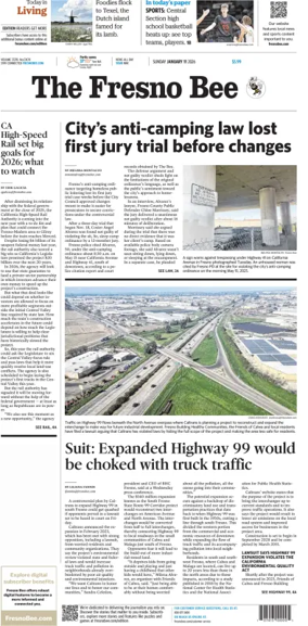 Cover of The Fresno Bee (Sunday)