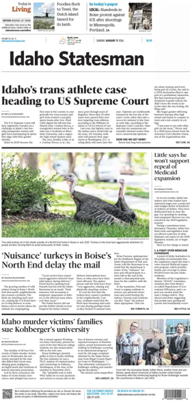 Cover of The Idaho Statesman (Sunday)