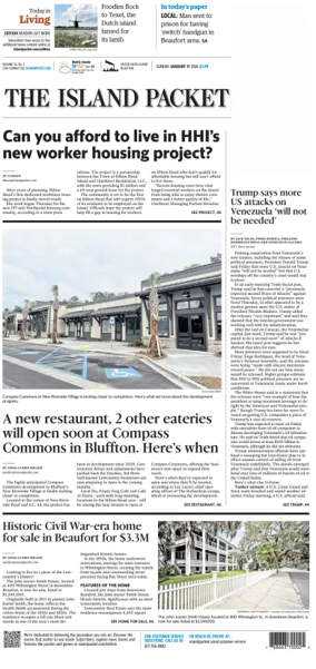 Cover of The Island Packet (Sunday)