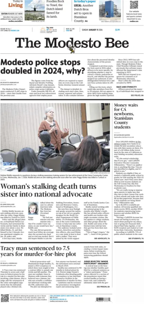 Cover of The Modesto Bee (Sunday)