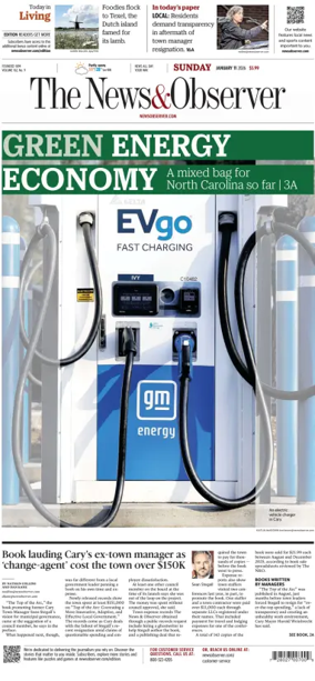 Cover of The News & Observer (Sunday)