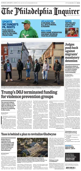 Cover of The Philadelphia Inquirer