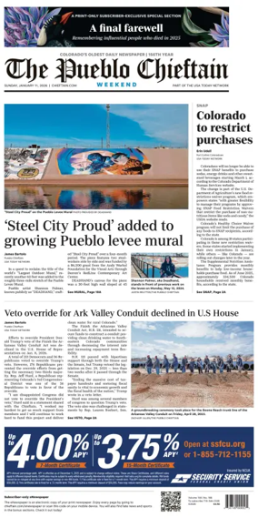 Cover of The Pueblo Chieftain