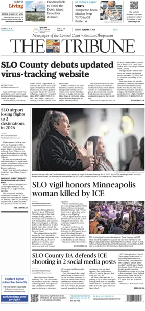 Cover of The Tribune (SLO) (Sunday)