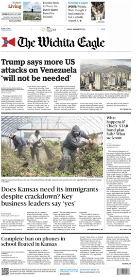 Cover of The Wichita Eagle (Sunday)