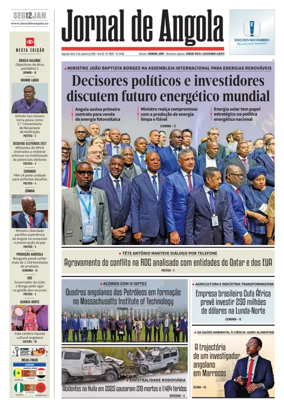 Cover of Jornal de Angola