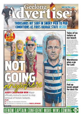 Cover of Geelong Advertiser