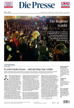 Cover of Die Presse